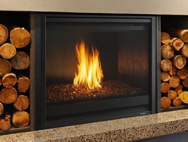 8000 modern gas fireplace