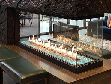 foundation series - pier gas fireplaces